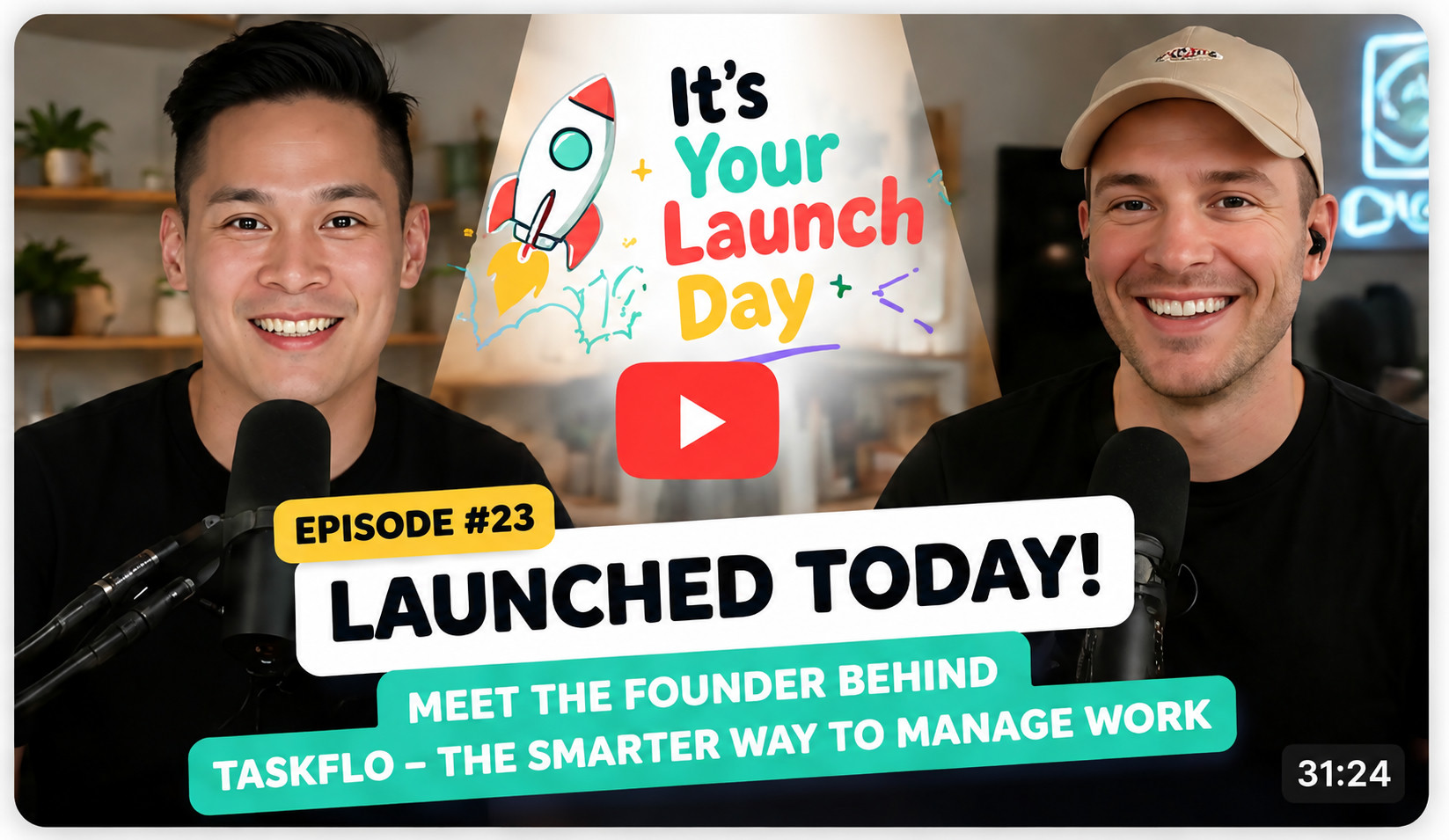 Episode 23 — Launched Today: Meet the Founder Behind Taskflo, the smarter way to manage work.